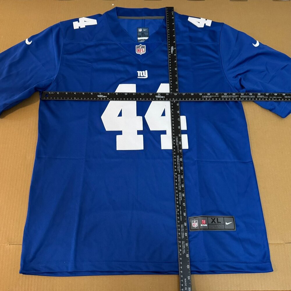Cam Skattebo New York Giants Nike Royal Team Game Player Jersey Size XL - Picture 2 of 4